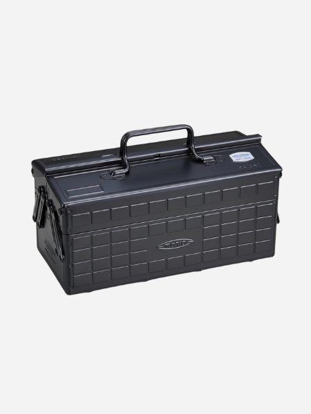 TOYO STEEL TOOLBOX WITH CANTILEVER LID AND UPPER STORAGE TRAYS