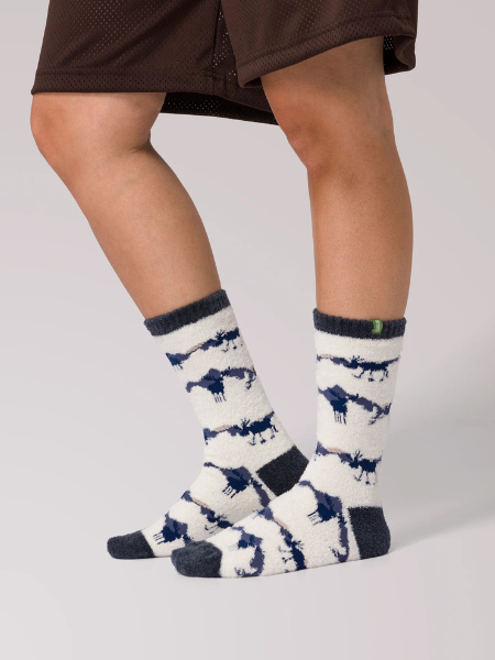 PARKS PROJECT ACADIA MOOSE COZY SOCKS