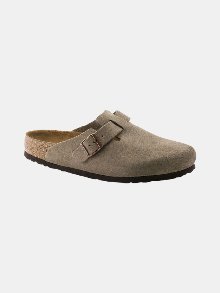 BIRKENSTOCK BOSTON SOFT FOOTBED SUEDE LEATHER - REGULAR