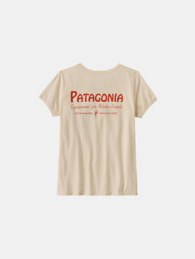  PATAGONIA WOMEN'S WATER PEOPLE ORGANIC RINGER TEE