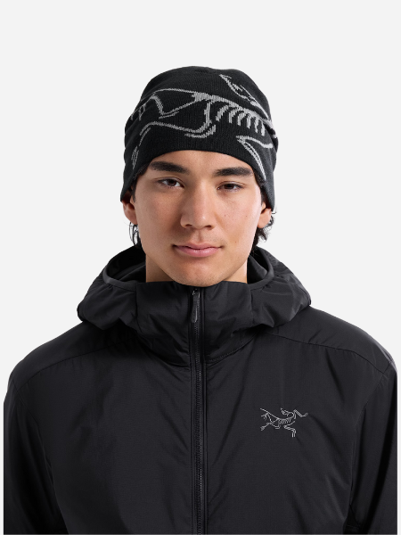 LIGHTWEIGHT BIRD HEAD TOQUE BLACK/VOID OS