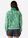 SYNCH FLEECE MARSUPIAL BEES AND FLOWERS: HEARTLEAF GREEN