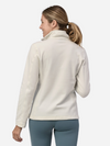 WOMEN'S MICRO D 1/4 ZIP FLEECE BIRCH WHITE