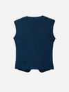 FILSON WOMEN'S 3GG RUSTIC CABLE KNIT VEST: DEEP BLUE