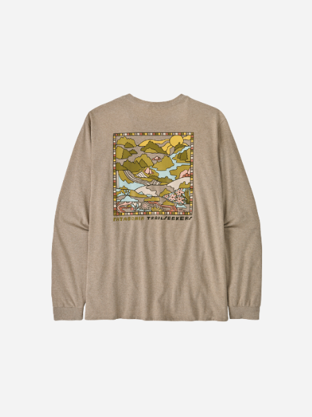 L/S TRAILSEEKERS RESPONSIBILI-TEE SEABIRD GREY 