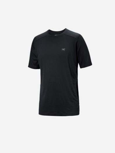 ARCTERYX IONIA MERINO WOOL MEN'S SHORT SLEEVE SHIRT BLACK
