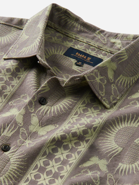 Gonzo Short Sleeve Button Up Shirt- Seafoam