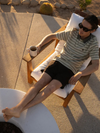 Roark Bless Up Breathable Stretch Polo Shirt- Sand