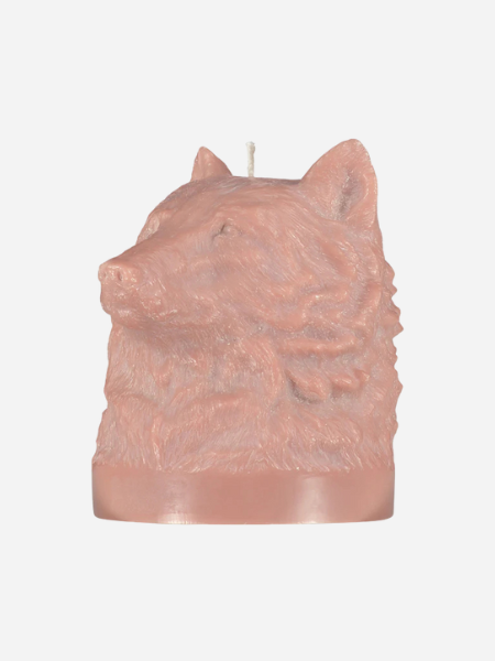 BRITISH COLOUR STANDARD OLD ROSE WOLF HEAD ECO CANDLE