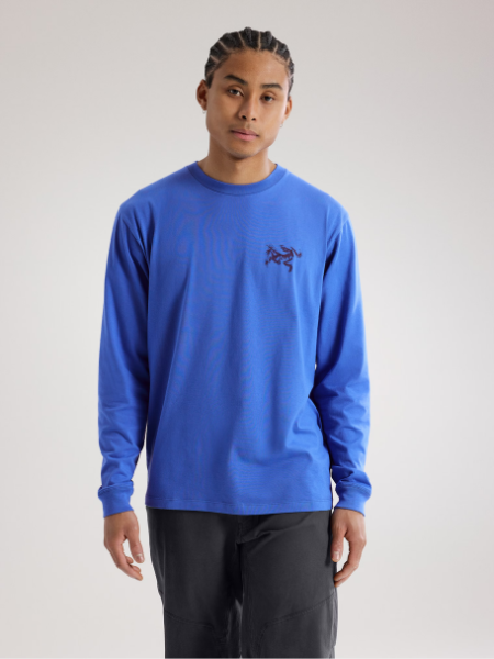 ARC'TERYX MEN'S KRAGG SL COTTON BIRD TILE LONG SLEEVE SHIRT 