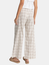 RHYTHM WOMEN'S RUMI CHECK WIDE LEG PANT