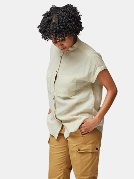 FJALLRAVEN WOMEN'S OVIK HEMP SHIRT SS