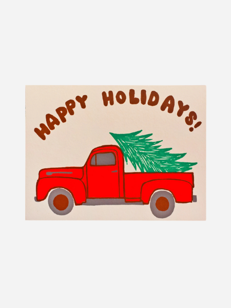 ALPHABET STUDIO HOLIDAY TRUCK GREETING CARD