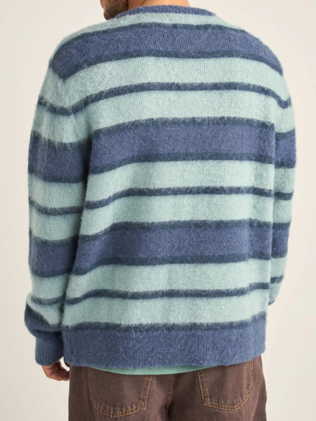 RHYTHM MEN'S HARVEY MOHAIR STRIPE KNIT