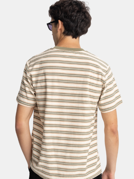 RHYTHM MEN'S VINTAGE STRIPE SS T-SHIRT