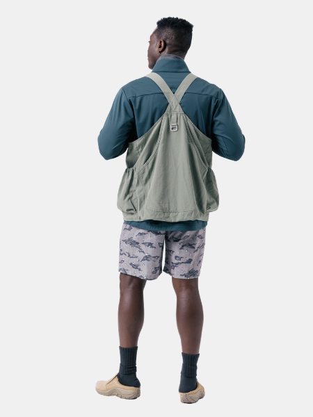 SNOW PEAK PRINTED BREATHABLE QUICK DRY SHORTS