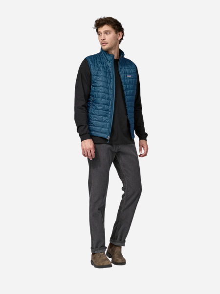 PATAGONIA MEN'S NANO PUFF VEST LAGOM BLUE