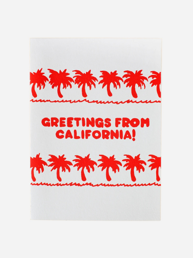 ALPHABET STUDIOS GREETINGS FROM CALIFORNIA PALMS