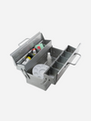 TOYO STEEL TOOLBOX WITH CANTILEVER LID AND UPPER STORAGE TRAYS