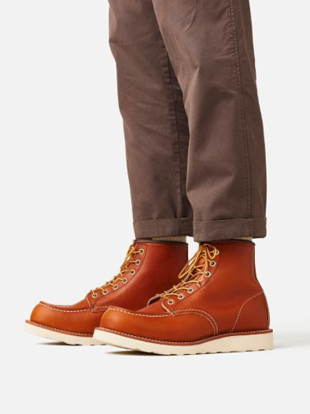 RED WING MEN'S CLASSIC MOC 6-INCH LEATHER BOOT