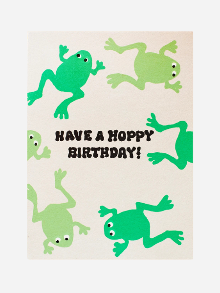 ALPHABET STUDIOS HOPPY BIRTHDAY GREETING CARD